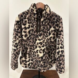 Girls Sherpa sweater size 7/8